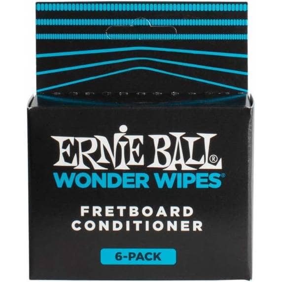 Ernie Ball P04276 Wonder Wipes Fretboard Conditioner 6 Pack