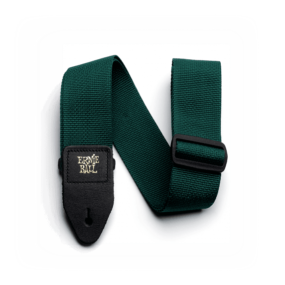 Ernie Ball PolyPro Electric and Bass Guitar Strap - Forest Green