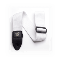 Ernie Ball PolyPro Electric and Bass Guitar Strap - White
