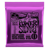 Ernie Ball Power Slinky Nickel Electric Guitar Strings (11-48 Gauge) - 3-PACK