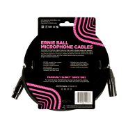 Ernie Ball Premium Braided XLR Microphone Cable - 6.10M (20ft)