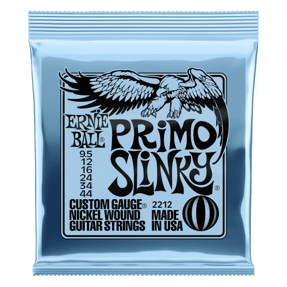 Ernie Ball Primo Slinky Nickel-Wound Electric Guitar Strings (9.5-44 Gauge)