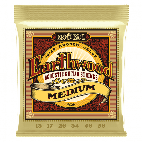Ernie Ball Rock & Blues w/Plain G 80/20 Bronze 2002 Acoustic Strings (10-52)