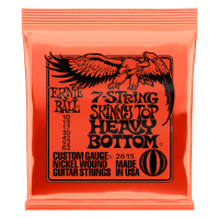 Ernie Ball Skinny Top Heavy Bottom 7-String Electric Guitar Strings (10-62 Gauge)