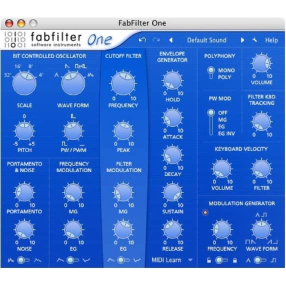 FabFilter One - True Analogue Synth (Serial Download)