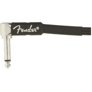 Fender 2-Pack Instrument Cable, Angle/Angle, 6" (15cm) - Black