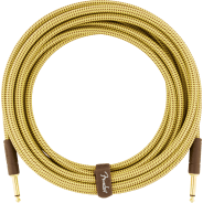 Fender 3M (10') Deluxe Series Instrument Cable - Straight/Straight, Tweed