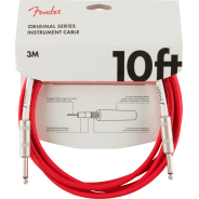 Fender 3M (10') Original Series Instrument Cable - Fiesta Red