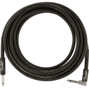 Fender 4.5M (15') Professional Series Instrument Cable -  Straight/Angle, Black