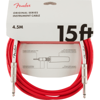 Fender 4.M (15') Original Series Instrument Cable - Fiesta Red
