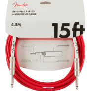Fender 4.M (15') Original Series Instrument Cable - Fiesta Red