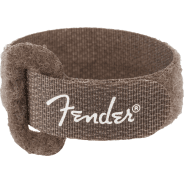 Fender 7" Guitar Cable Ties - Black and Brown (6 Pack) 