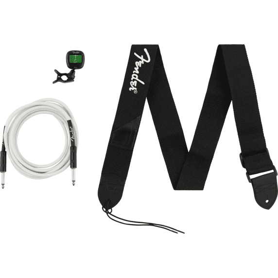 Fender Accessories Bundle Pack - Cable, Tuner & Strap