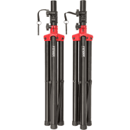 Fender Compact Speaker Stands with Carry Bag - Black
