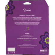 Fender J Mascis 30ft (9.1m) Coil Guitar Cable  - Pearlescent Purple