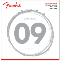 Fender Original 150 Guitar Strings, Pure Nickel Wound - 150L Gauge (.009-.042)