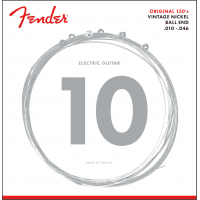 Fender Original 150 Guitar Strings, Pure Nickel Wound - 150R Gauge (.010 - .046)