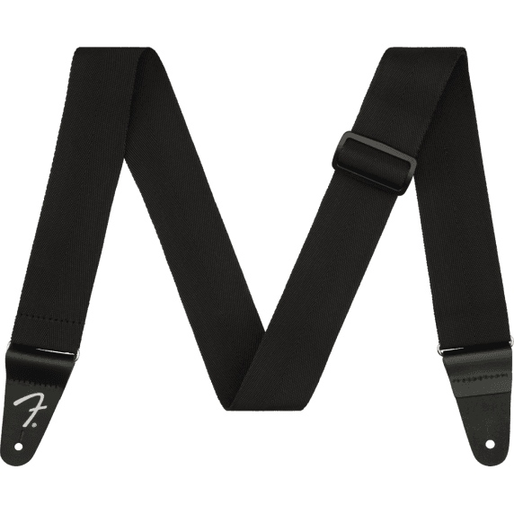 Fender Polypro Guitar Strap, Adjustable from 34”-59" - Black