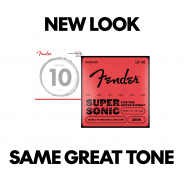 Fender Super 250 Nickel Plated Steel Guitar Strings - 250R Gauge (.010-.046)