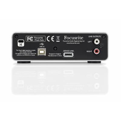 Focusrite iTrack Solo iPad USB Audio Interface - from Inta Audio UK