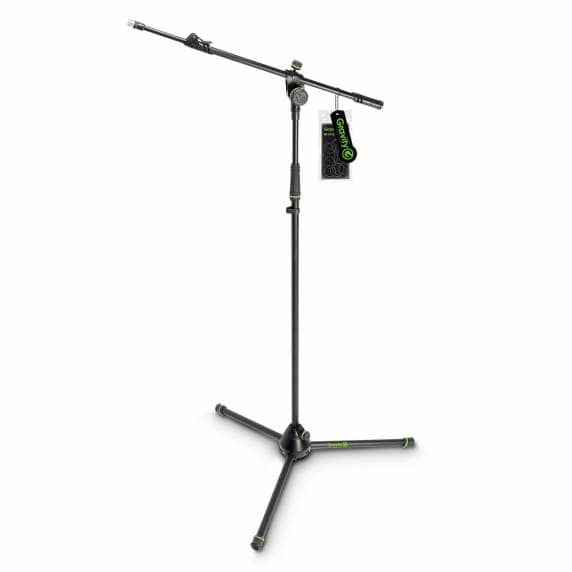 Gravity MS 4322 B Folding Tripod Microphone Telescopic Boom Stand