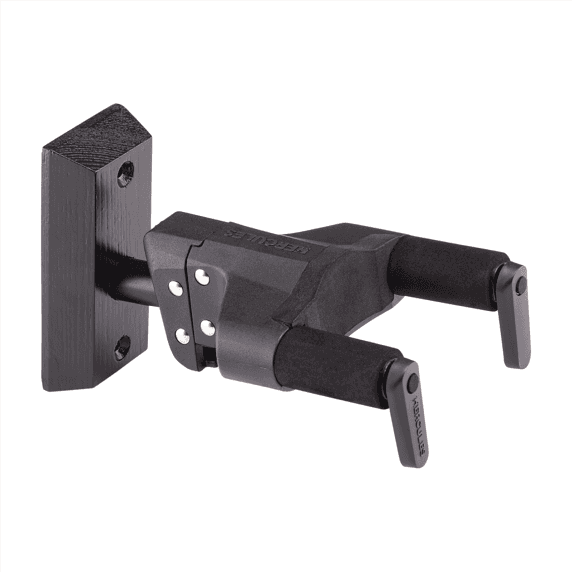 HERCULES Auto-Swivel Yoke Instrument Hanger + Black Woodblock Mount