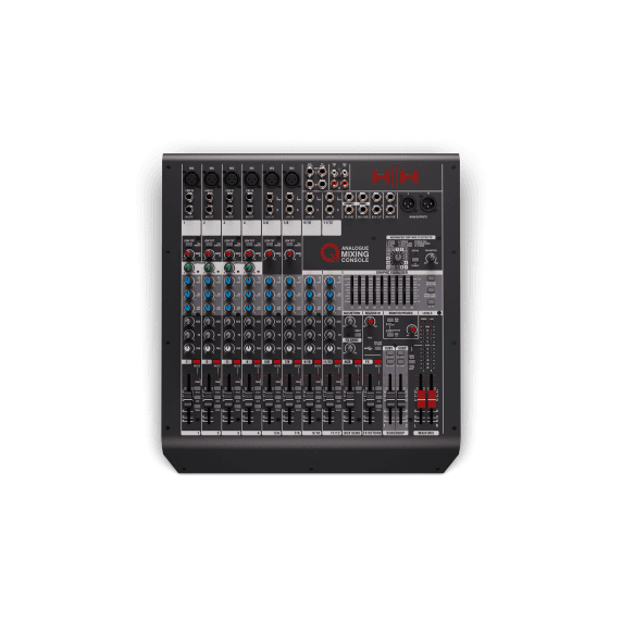 HH Q Series | Q12FX  Professional 12-Channel Analogue Mixer With DSP