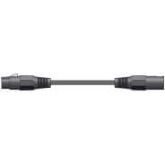 High-quality XLR Cable, 0.5m, Black - Lifetime Warranty