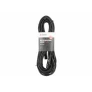 High-quality XLR Cable, 12m, Black - Lifetime Warranty