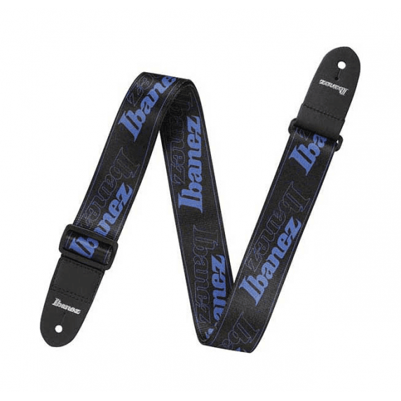 Ibanez GSD50 Logo Adjustable Guitar Strap - Blue