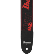 Ibanez GSD50 Logo Adjustable Guitar Strap - Red