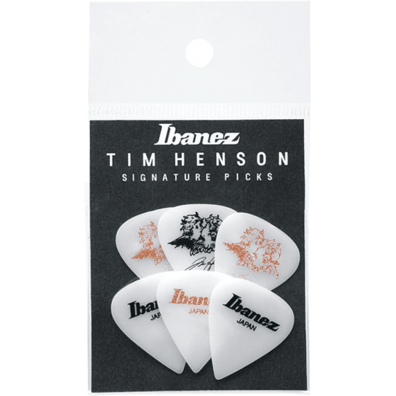 Ibanez Tim Henson Signature Guitar Picks — Heavy 1.11mm, 6-Pack