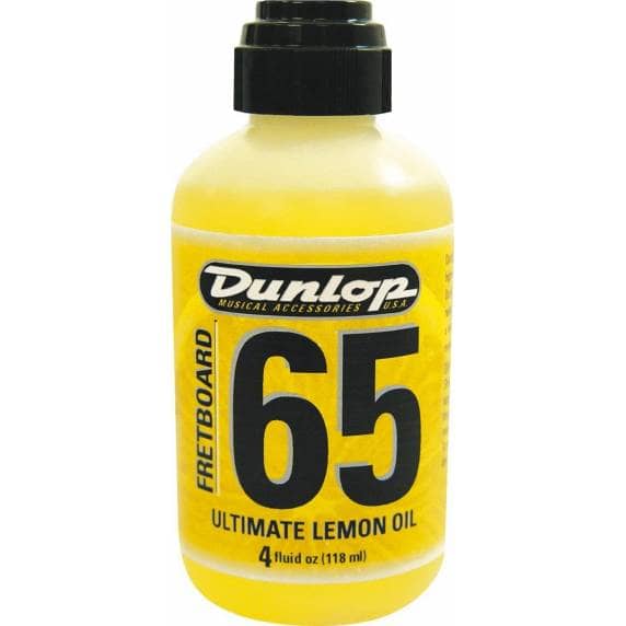 Jim Dunlop 65 Guitar Fretboard Lemon Oil Cleaner - 4Oz Fluid Bottle