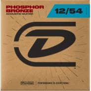 Jim Dunlop DAP1254 12-4 Acoustic Guitar Strings, Phosphor Bronze, Light