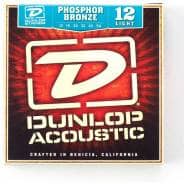Jim Dunlop DAP1254 12-4 Acoustic Guitar Strings, Phosphor Bronze, Light