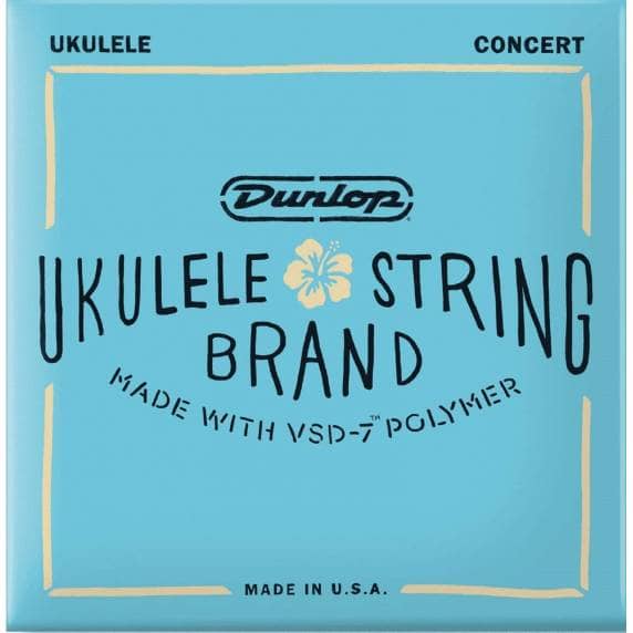 Jim Dunlop DUQ302 Ukulele Strings, Concert 4-Set