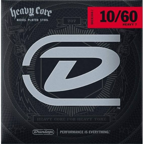 Jim Dunlop Electric Heavy Core, 7 String, 10-60