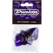 Jim Dunlop Lexan Big Stubby Picks 3.0mm - Pack of 6