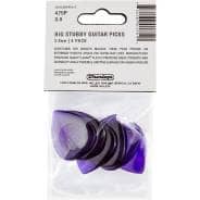 Jim Dunlop Lexan Big Stubby Picks 3.0mm - Pack of 6