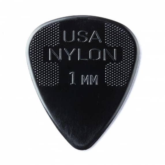 Jim Dunlop Nylon Standard 1.0mm Guitar Plectrums - 12 Pack