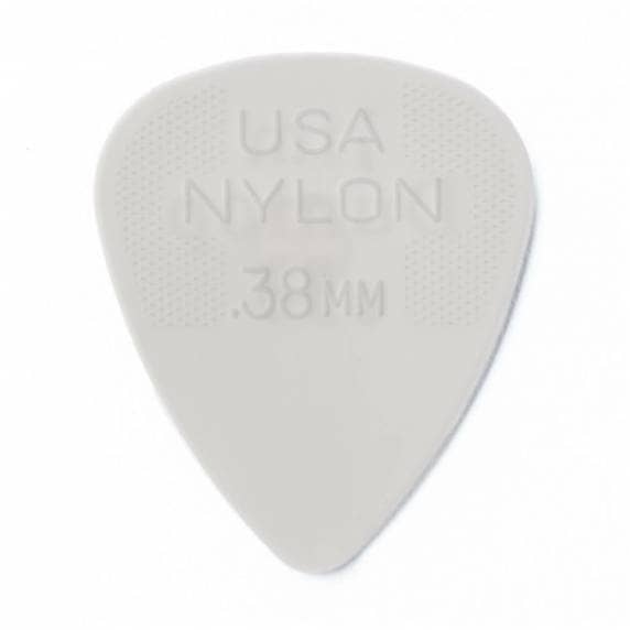Jim Dunlop Nylon Standard .38mm Guitar Plectrums - 12 Pack