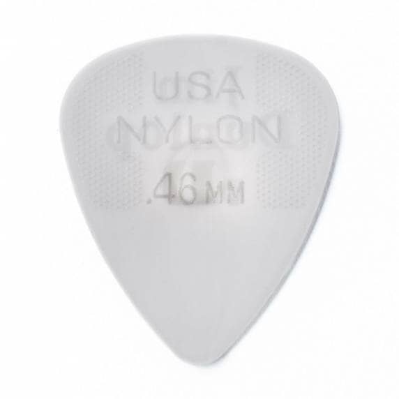 Jim Dunlop Nylon Standard .46mm Guitar Plectrums - 12 Pack