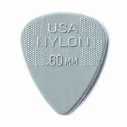 Jim Dunlop Nylon Standard .60mm Guitar Plectrums - 12 Pack