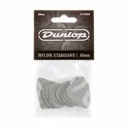 Jim Dunlop Nylon Standard .60mm Guitar Plectrums - 12 Pack