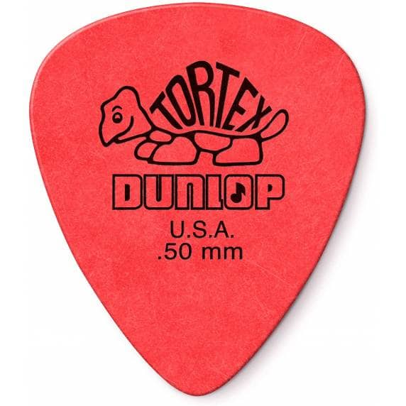 Jim Dunlop Tortex Standard .50mm Guitar Picks - 12 Pack