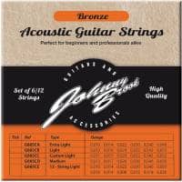 Johnny Brook Bronze Acoustic Guitar Strings, Light - Set of 6