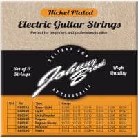 Johnny Brook Nickel Plated Electric Guitar Strings, Light - Set of 6