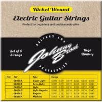 Johnny Brook Nickel Wound Electrical Guitar Strings, Light - Set of 6