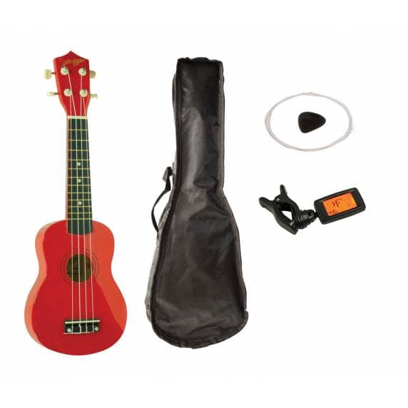 Johnny Brook Soprano Ukulele Kit (Red)