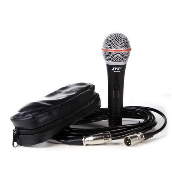 JTS TM-929 Dynamic Vocal Microphone with XLR Cable & Carry Case